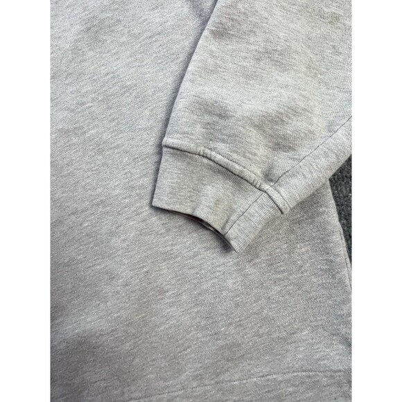 Vintage J Crew Sweat Shirt 1/4 Zip Pullover Mens Large Grey Hong Kong Fall Lg - Picture 14 of 16